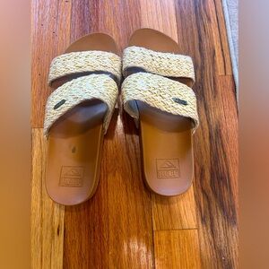 Reef Women's Tan Slide Sandals